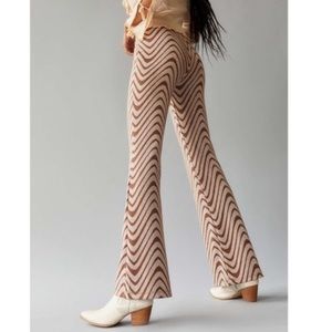 Urban outfitters wavy trendy brown pants